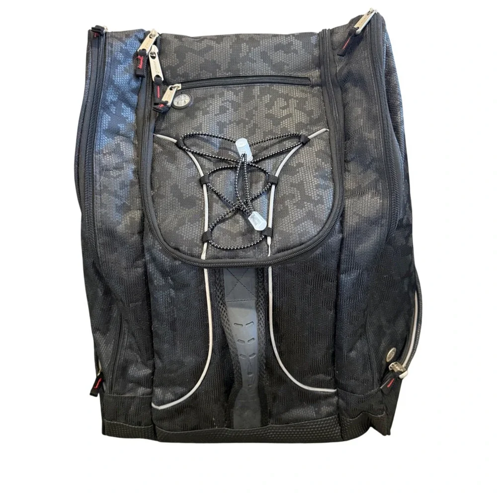 Athalon Everything Boot Bag Black Camo Ski Snowboard Backpack Waterproof Bottom